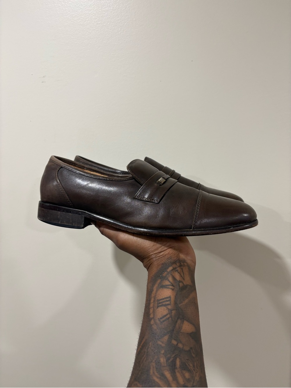 Vintage Leather Penny Loafers